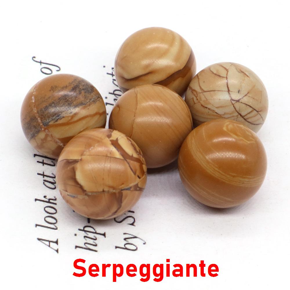 16mm Mini Runde Kristallkugel Loses Set Natürlicher Taschenstein Energie Exemplar Quarz Globus Chakra Kugel Perlen Dekoration