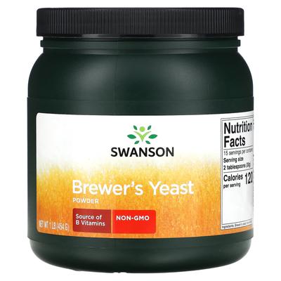 Swanson, Brewer's Yeast Powder, 1 Lbs (454 G)