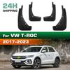 4PCS Car Mud Flaps Splash Guards Mudguards Car Mud Flaps Compatible with VW T-ROC 2017 2018 2019 2020 2021 2022 2023
