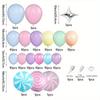 133PCS Donut Themed Balloon Wreath Arch Kit for Wedding Birthday Parties Anniversary, Event Celebration Decoration Supplies