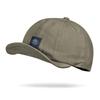 Clape Cap Short Brim Lightweight Soft Solid Color Adjustable Gray Green Men's C-DY10