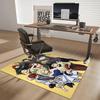 1pc My Hero Academia Office Chair Mat - Anti-Slip Carpet for Desk, Decorative Floor Covering with Cute Heroes Design, Home Office, Living Room, Bedroo