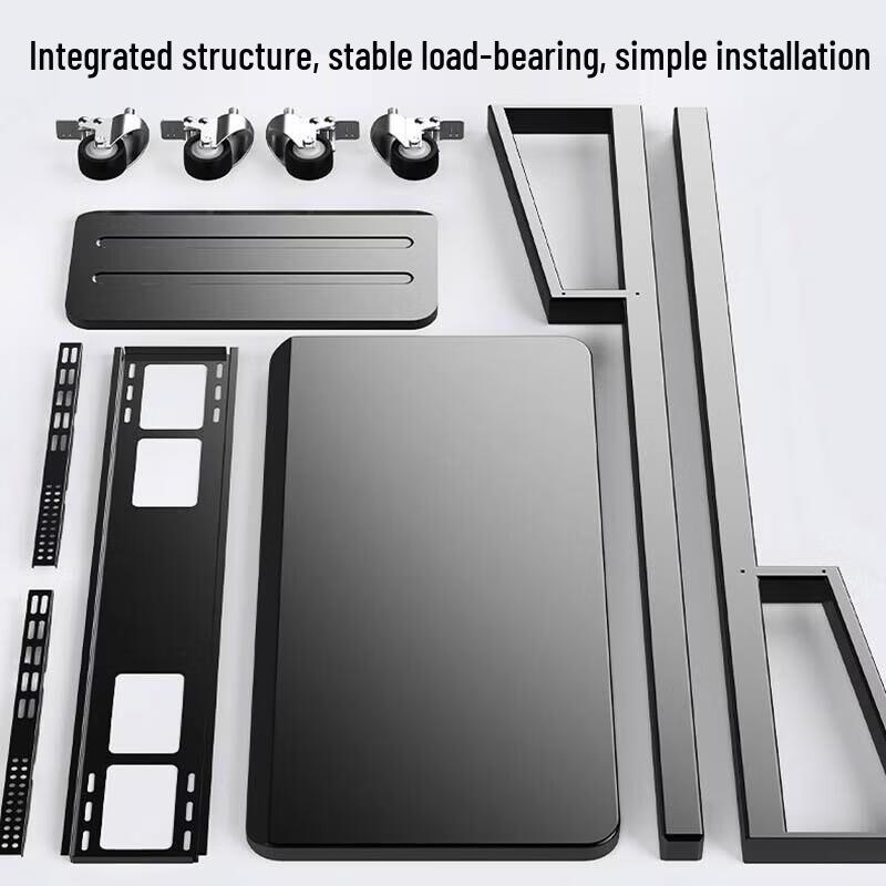 Jundingying Outdoor Mobile Rotatable TV Stand with Single Tray