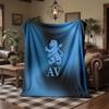 Aston Villa Football Print Flannel Blanket Soft Warm Sofa Bed Throw Blanket For Home Office Bedroom