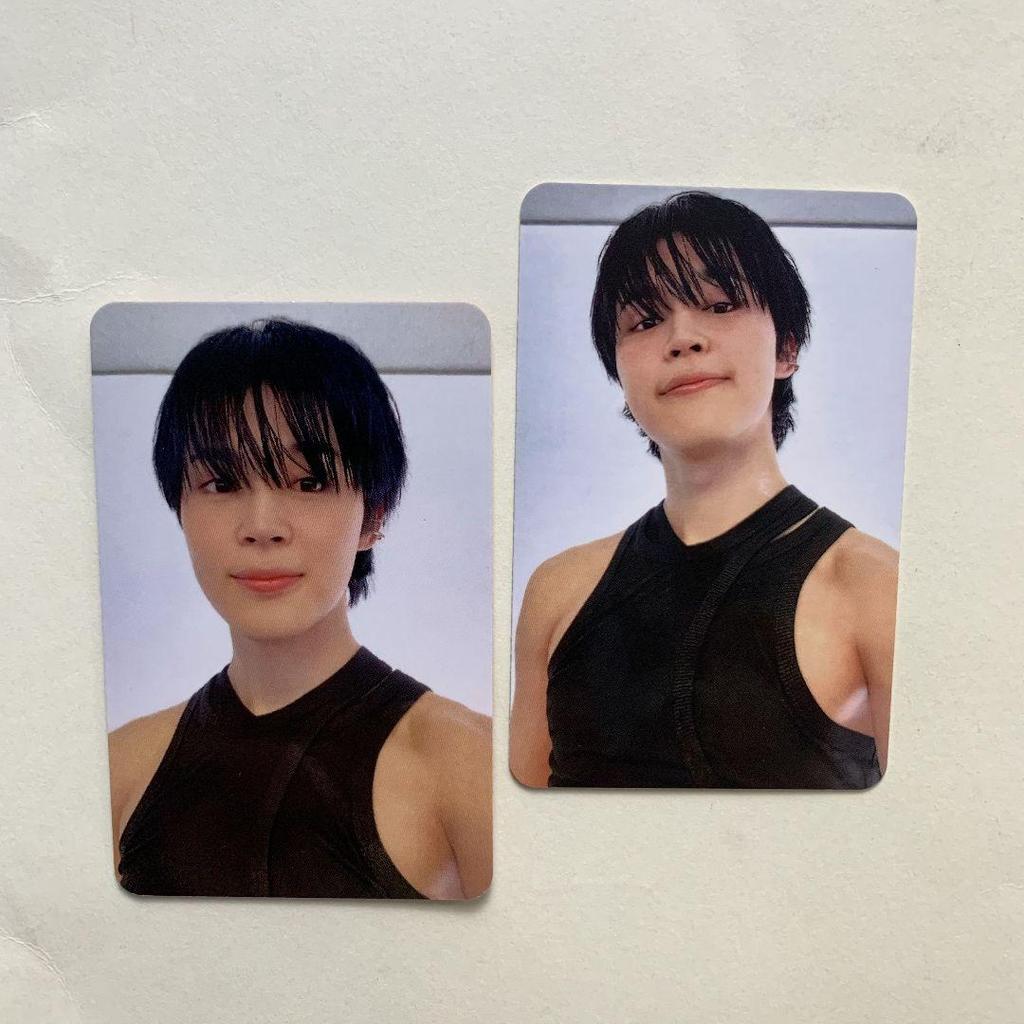 [USED] BTS Sanok Public Broadcast Korea Winning Trading Card FACE Jimin JIMIN 2 Cards