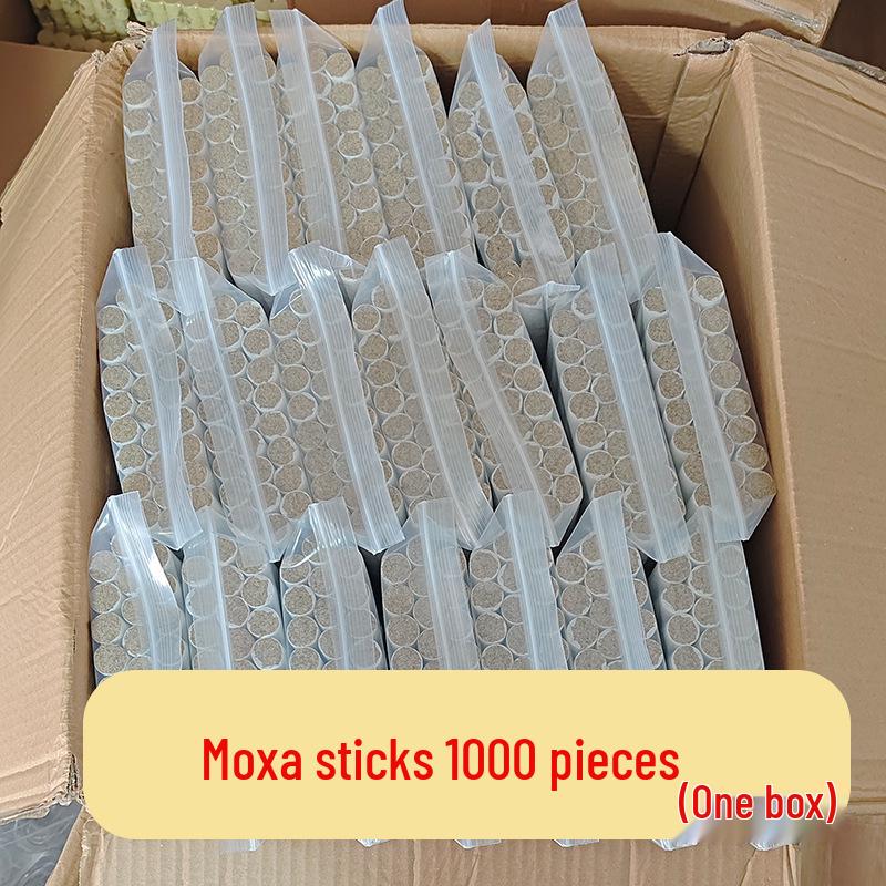 Aged Wild Qichun Moxa Sticks – 1.8x20cm Pure Moxibustion Rolls, Authentic Wool Moxa Bundle