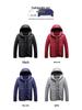 2024 Men's Lightweight White Duck Down Hooded Jacket - Short, Warm, Long Sleeve Outerwear