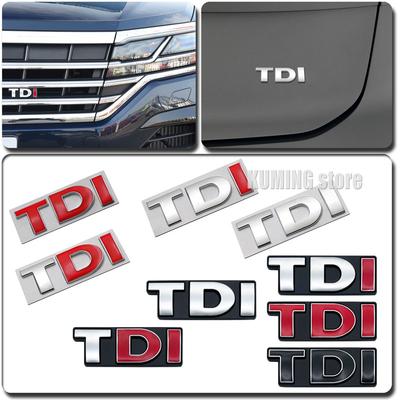 TDI Abzeichen 3D Metallaufkleber Für Polo Golf R Tiguan CC Passat Heckklappe Frontgrill Logo Aufkleber Zubehör
