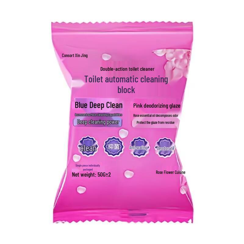 Fresh Fragrance Blue Bubbles Toilet Cleaning Block - Long-lasting Deodorizing Scent