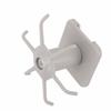 3pcs 360 Degree Rotation Kitchen Utensil Hooks Strong Bearing Adhesive Hanging Rack For Kitchen