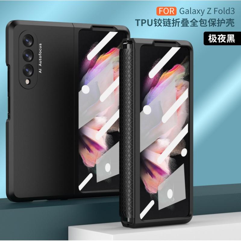 Fold3 Fold2 Phone Case Clear TPU Hinge Protector Screen Anti-Scratch Shockproof Cover