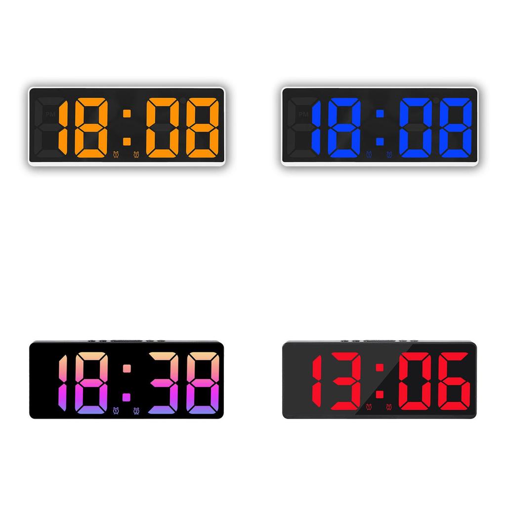 Simple Led Digital Alarm Clock With Date Timer For Home Office And Nightstand Use