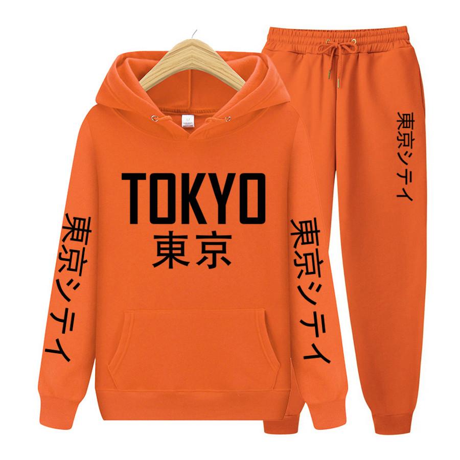 Conjunto de 2 peças de manga comprida feminina com capuz e calça de moletom terno feminino moletom de lã com capuz calças de corrida