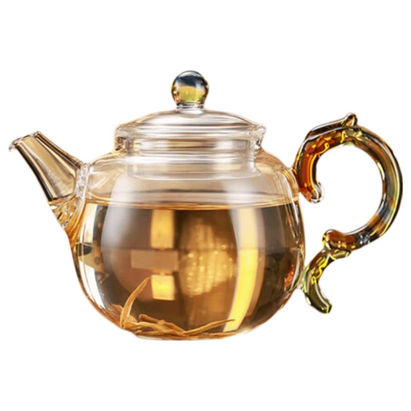 Heqi Handmade Borosilicate Glass Multi-function Teapot