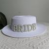 Bridal Malan Flower Style Cowboy Hat All Kinds of Hats for All Seasons Summer Beach Hat Elegant Cowboy Hat Pearl Accessories