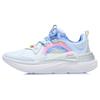 New LiNing Spark Superior Cushioning Low Top Sports Casual Shoes Women's Light Frost Blue AGLR092-5