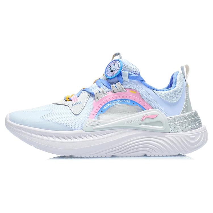 

new LiNing Spark Superior Cushioning Low Top Sports Casual Shoes Women s Light Frost Blue 35