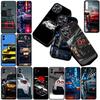 Cover for Samsung Galaxy S24 S25 S23 FE Ultra Plus S7 Edge S25+ S23+ A56 5G Phone Case Supercar Cartoon Super Car Taillights