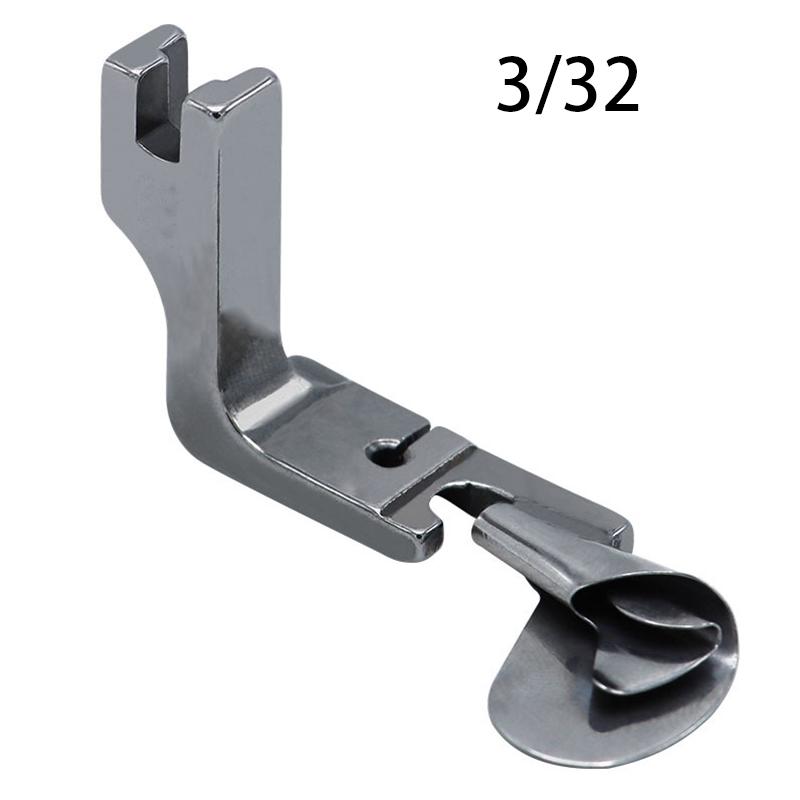 

1 шт. Швейная машина изогнутая лапка для подгибки шелковой шифоновой юбки прижимная лапка для подгибки трубки прижимная лапка