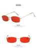 Korean Fashion Retro Square Sunglasses 182 – Versatile Ocean Lens Street Style