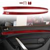 Red Carbon Fiber Interior Door Panel Trim For Infiniti G37 Q60 10-13 2-Door
