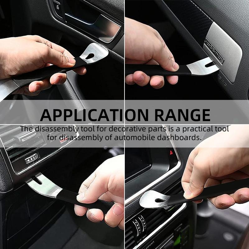AUK2 for Nissan X-trail Qashqai Note Juke Micra Leaf Car Interior Installation Removal Tool Stainless Steel Pry Plate Car accessories
