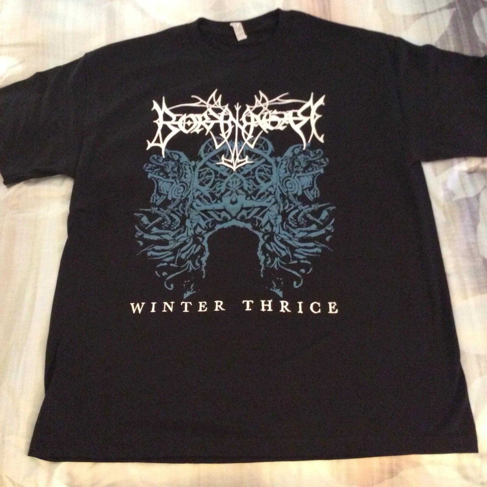 BORKNAGAR Winter Thrice Shirt XL, Arcturus, Inquisition, The Chasm,Ulver,Urfaust XL