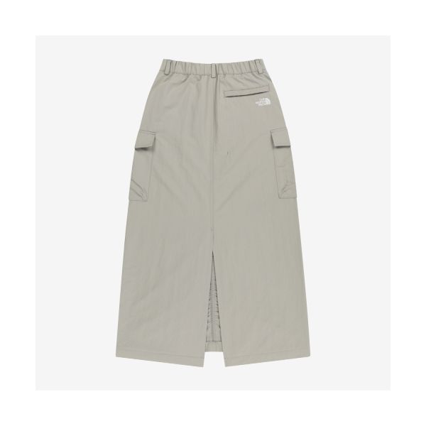 The North Face Solid Color Side Pocket Logo Casual Long Skirt Women skirts NK6NS32K