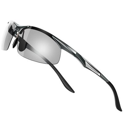 Polarized Sports Sunglasses Polarized Glasses UV400 UV Protection Changing [Glazata] Driving/Baseball/Bicycle/Biking/Running/Golf/Driving "Color