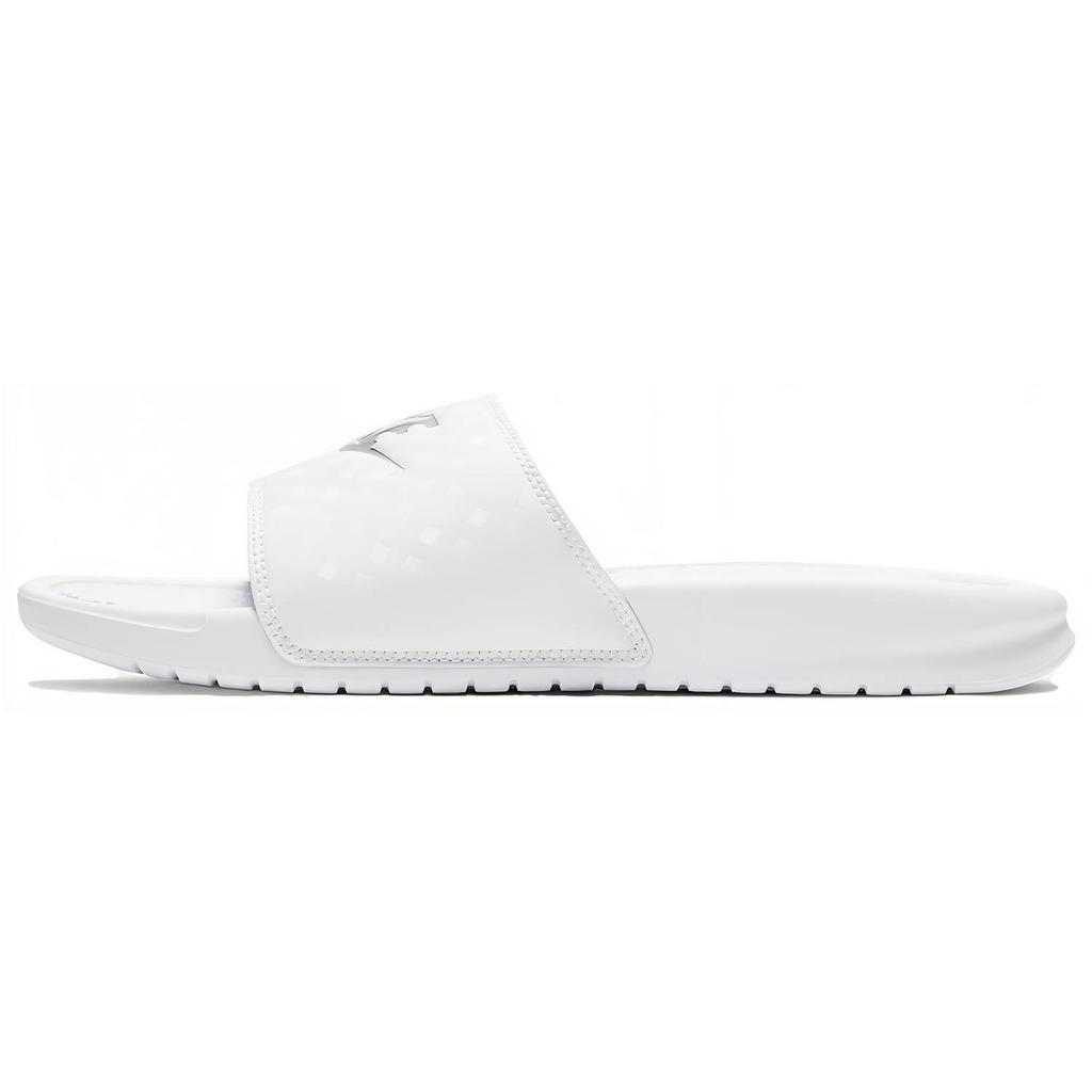 Nike Benassi Jdi 'White Silver' Damskie 343881-102