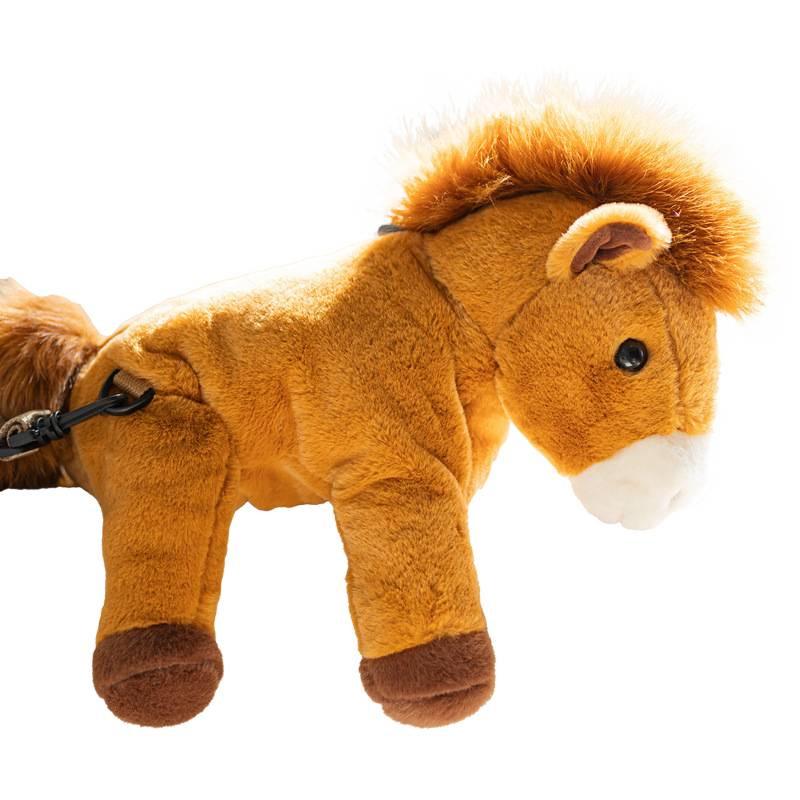 Thousand-Mile Horse Backpack: 2026 Year of the Horse Plush Pony Mascot Toy