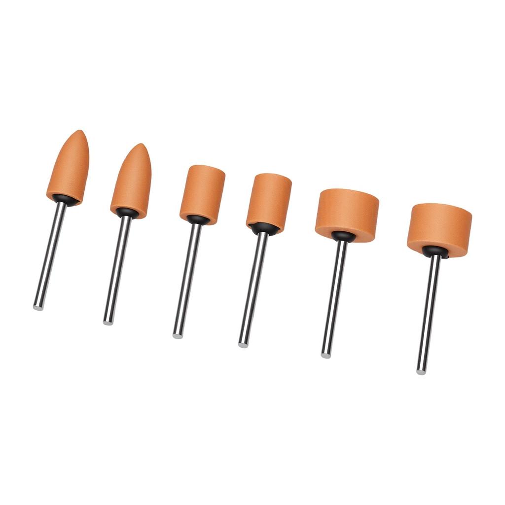 42-teiliges Schleifstein-Set für Rotationswerkzeug, 3,175 mm (1/8 Zoll) Schaft, 2 Formen, 3 Größen, Schleifkörper auf Dorn, Schärfaufsatz für Metall