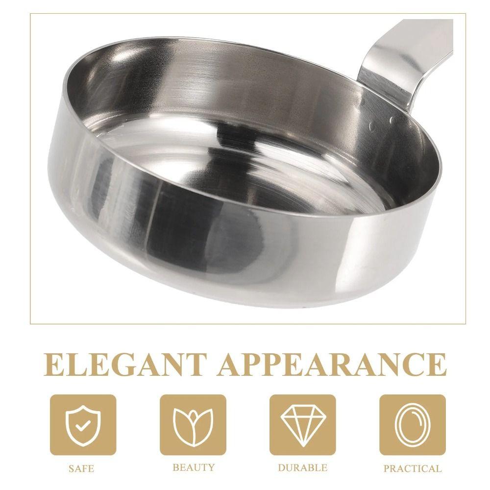 Long Handle Soup Ladle Flat Bottom Serving Spoon Kitchen Tools Pizza Sauce Spoon  Pizza