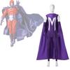 Premium Unisex Cosplay Bodysuit für Halloween Magneto Inspiriertes Superhelden Performance Kostüm