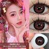 Eyeshare 1 Pair Red/Whie/Black Contact Lenses for Halloween Crazy Party Eye Makeup Lens Anime Role Playing Pupils