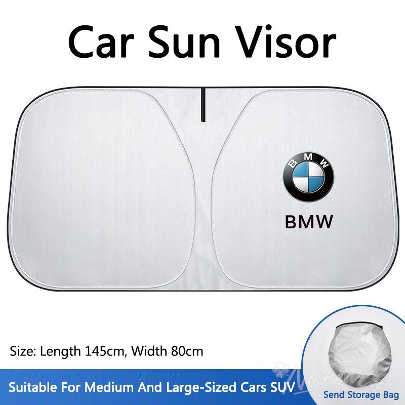 For BMW Car Front Window Sunshade Cover Sun Shade Windshield Visor Windscreen Folding Auto UV Protection Styling Car stickers DL7