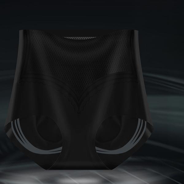 

Трусики с высокой талией, утягивающие живот и приподнимающие бедра, дышащие, треугольные, женские M