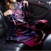 For Demon Slayer: Kimetsu No Yaiba-Themed Flannel Blanket, Glam Style, Digital Print, All-Season Comfort,  ,for Cozy Plush Flannel Cover104