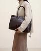 Myuteupeuleim Max Quad Tote Bag - Dark Brown