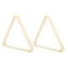 2pcs Strong Build Snooker Triangle Rack 5.25cm Ball Size Billiard Ball Frame  For Billiard Table