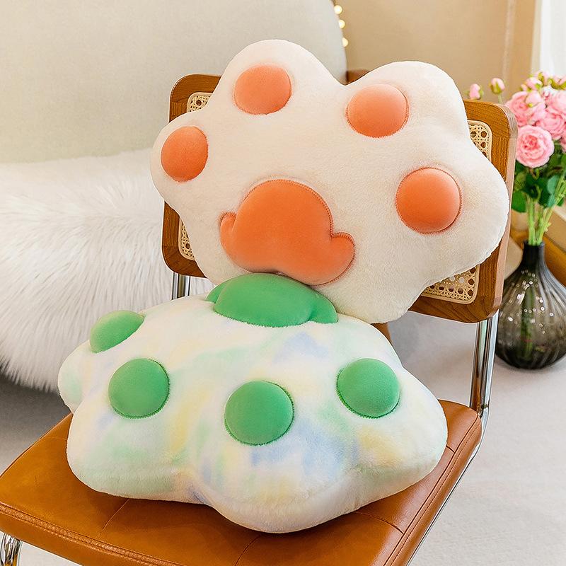 Perna Decorativă Labă de Urs Drăguță Jucărie de Pluș Perna Labă de Pisică Perna de Scaun pentru Living Tatami Acasă Birou Spătar