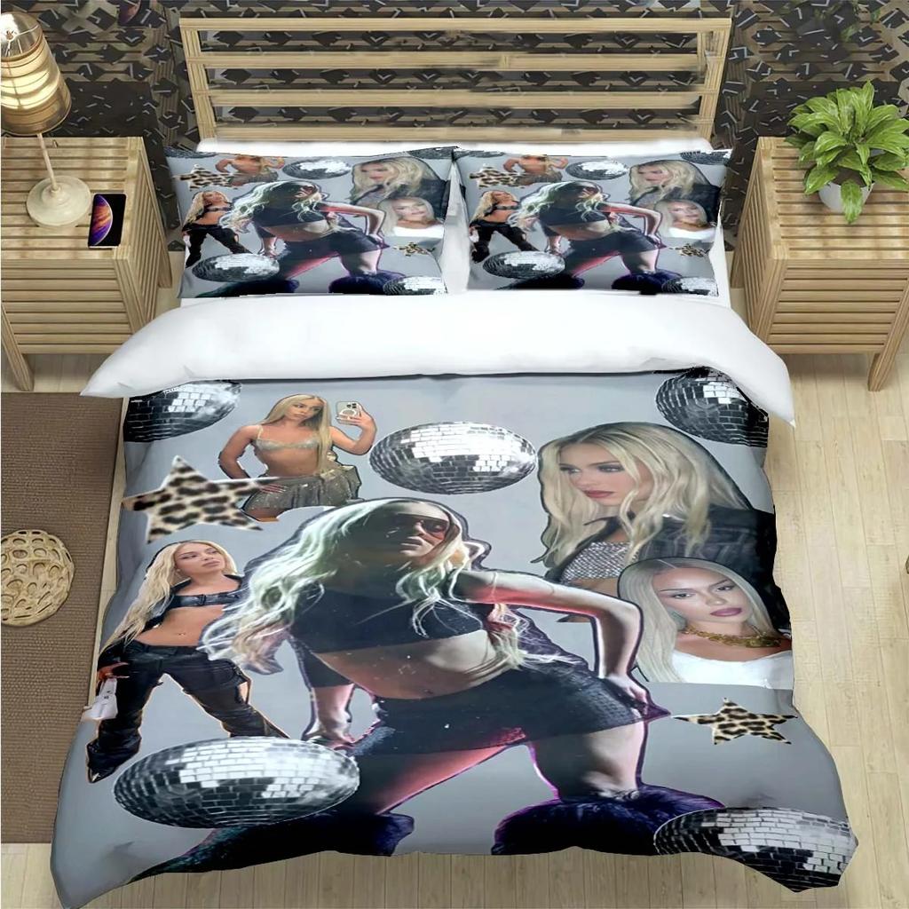 3D Print Fashion Spain Hot Female Singer B-bad G-Gyal Bedding Set Soft Comforter Cover With 1/2pcs Pillow Shams For Kids Adults