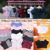 Fashion New Doll Clothes For 10/15/20Cm Doll T-Shirt Multicolors Doll Hoodies Cute Doll Outfit Diy Doll Accessories