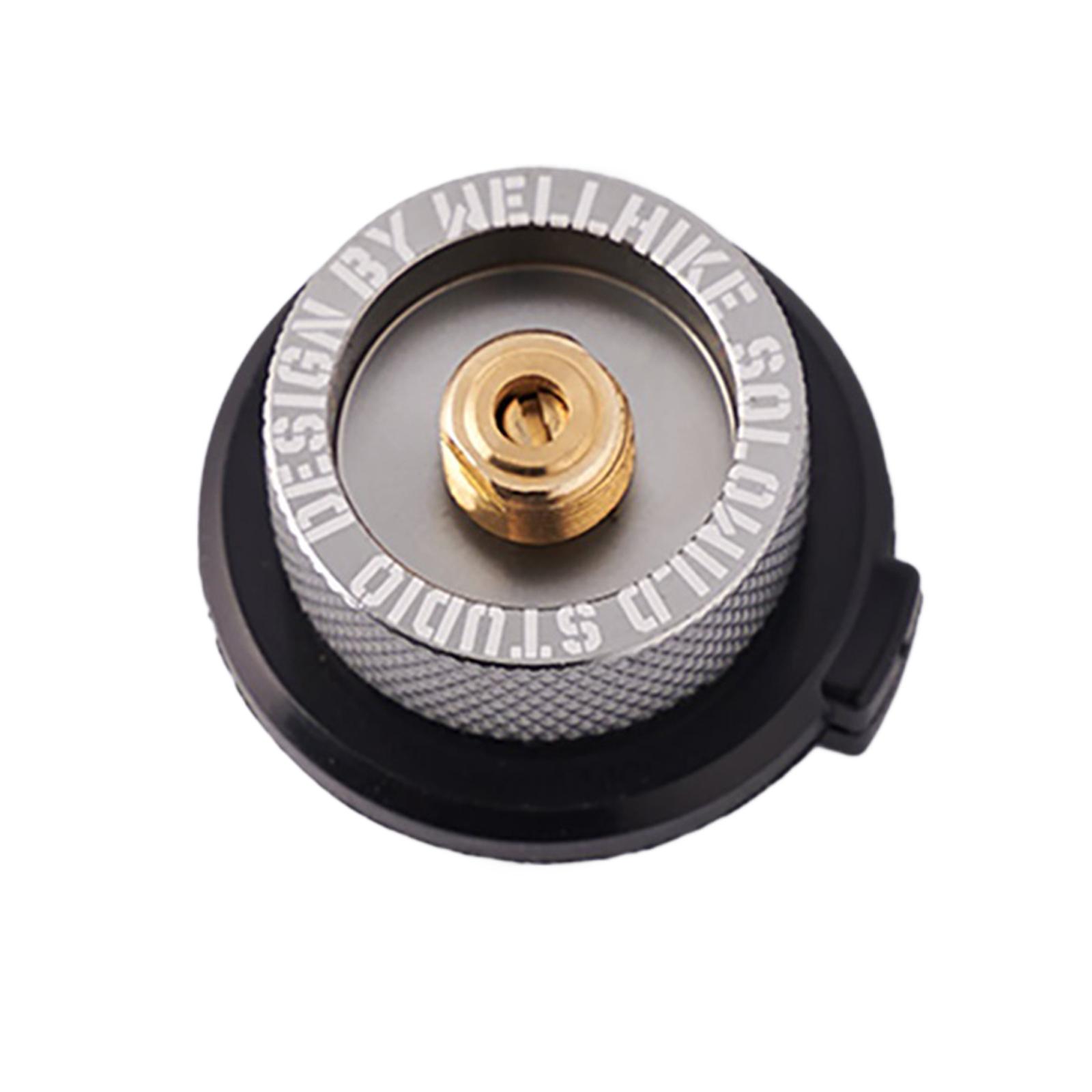 

Gas Canister Adapter Converter Connector Adapter Stoves Connector Gastank Converter Outdoor Camping Picnic Accessory срібний