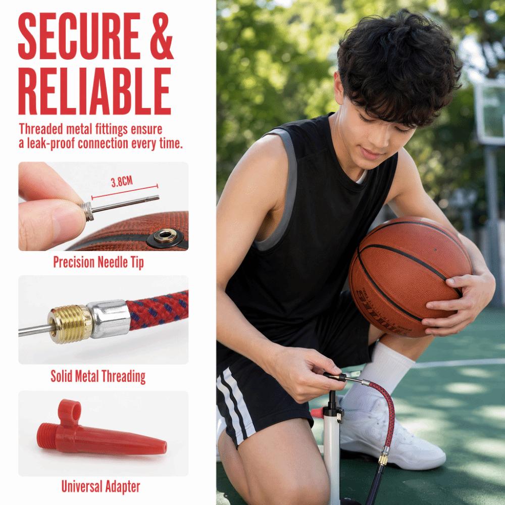 5PCS Lightweight Valve Pump Adapter Compact Inflatable Nozzle Pump Adapter  Sports Balls