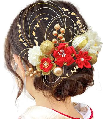 Tsumami Crafts Coming of Age Ceremony Yukata Hair Ornament Popular Japanese Clothes Hair Accessories Hair Accessories Kimono Furisode Hakama