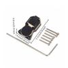 Axial SCX24 Brass Axle Cover Sturdy for Trail Runs, Display Builds