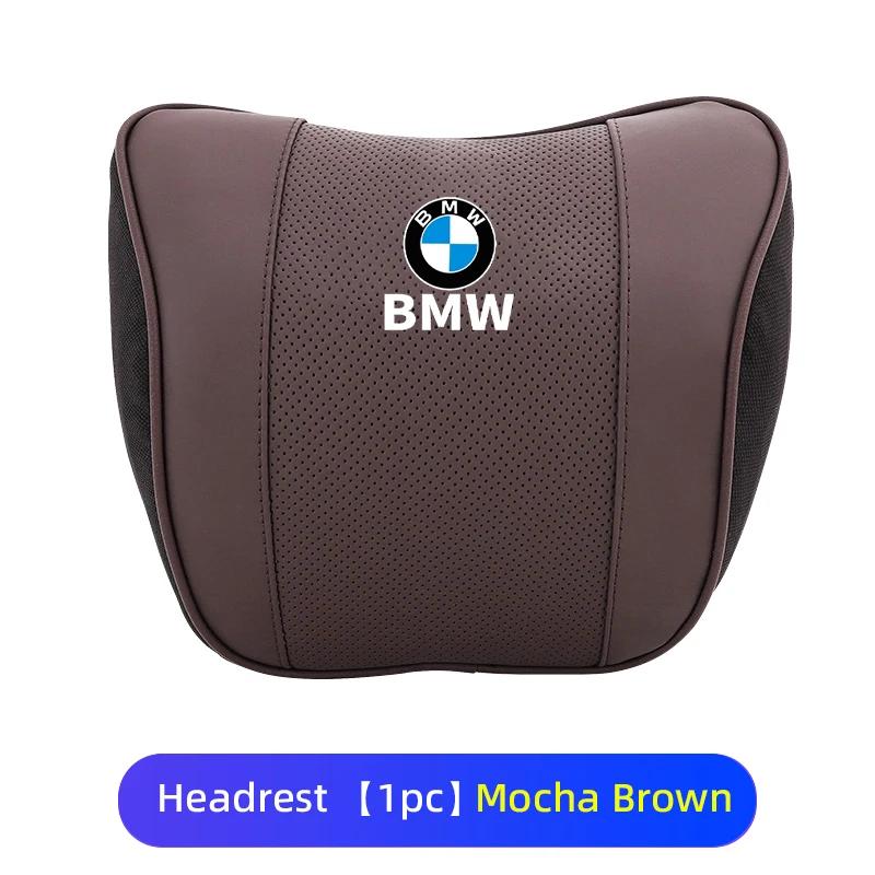 LJFJN1 Car Sticker Car Lumbar Support Headrest Waist Neck Pillow Auto Seatrest Cushion For BMW 1 3 5 Series X1 X4 X5 X7 G20 G38 F20 F39