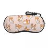 Funny Corgi Puppy Shell Eyeglasses Protector Cases Fashion Sunglass Case Glasses Pouch