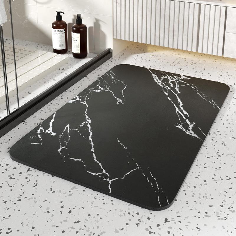 Modern Simple Toilet Absorbent Quick Dry Dirty Mat Bathroom Door Non-slip Wear-resistant Diatom Mud Mat